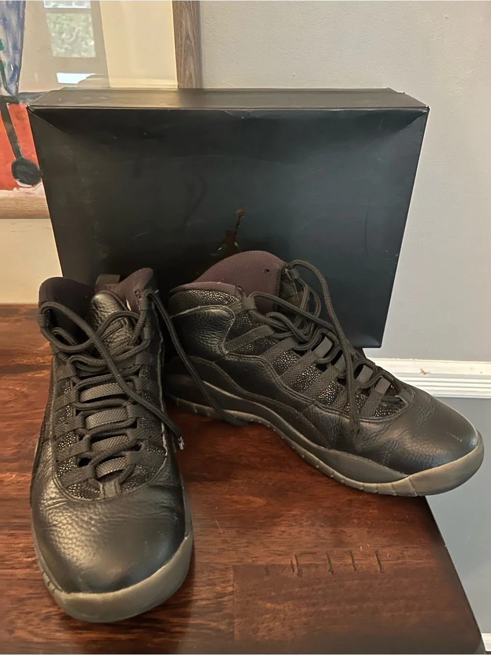 Air Jordan 10 Retro OVO 'Black' Air Jordan x OVO (October's Very Own) Sneakers